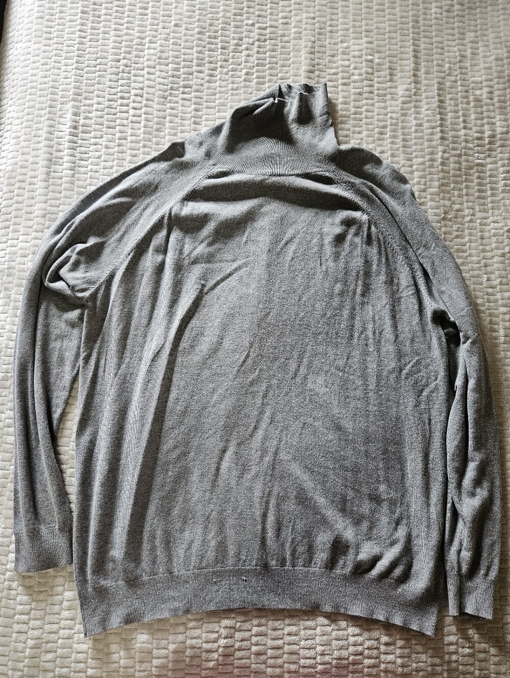 Men's Gray Turtleneck Sweater
